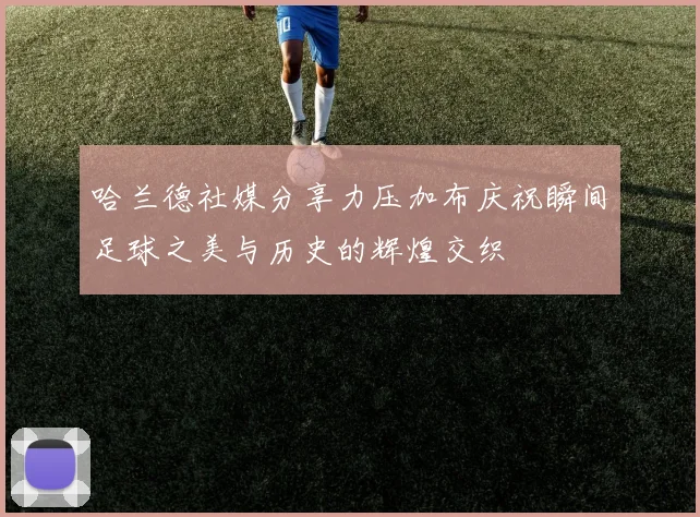 哈兰德社媒分享力压加布庆祝瞬间足球之美与历史的辉煌交织